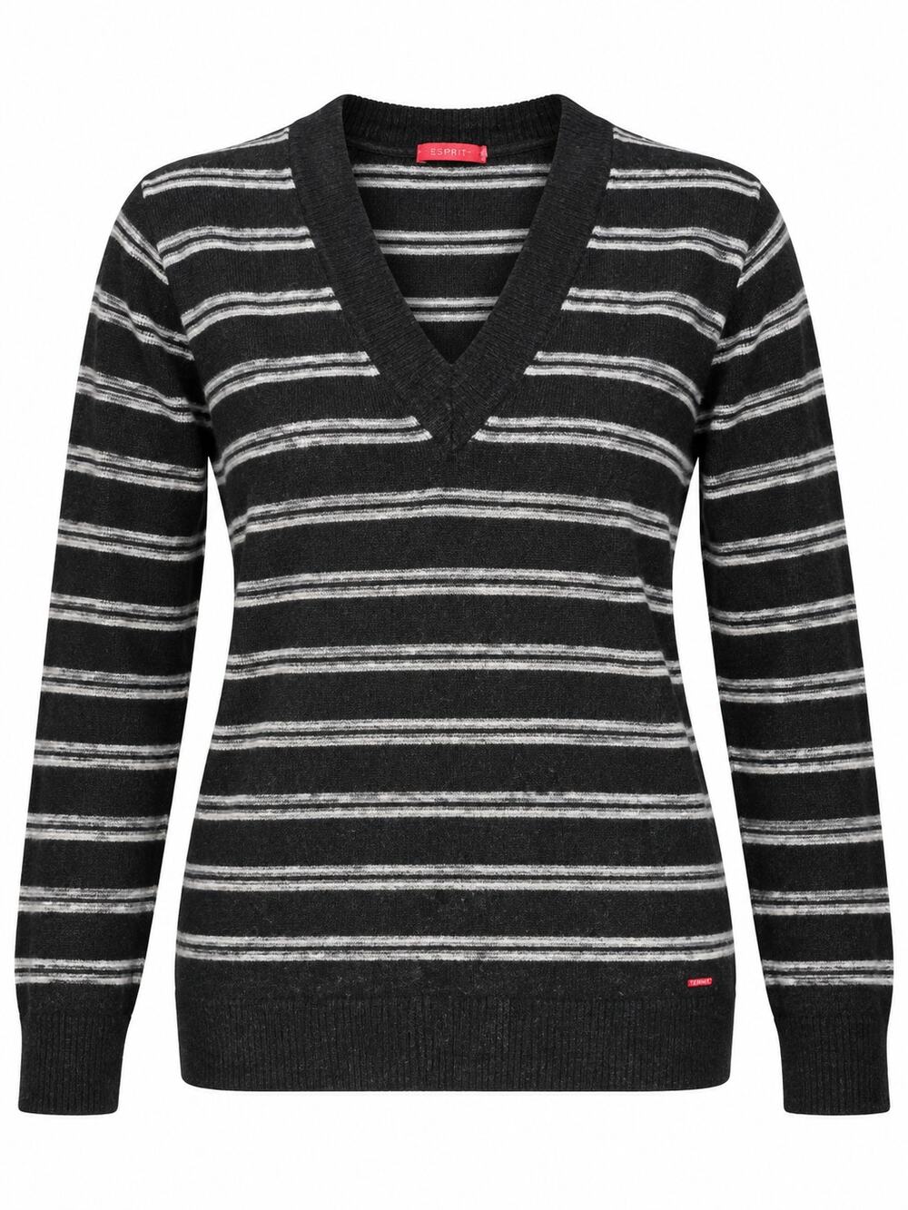 n:PHILANTHROPY XS Wool Alpaca Cashmere Striped V-Neck Quiet Luxury Sweater